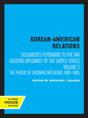 cover image of Korean-American Relations